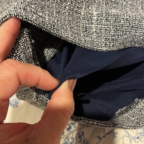 Blue tweed Banana Republic dress - Picture 8 of 9